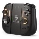 Joypad sem fios para Nintendo Switch 2 11,67 x 6,12 x 5,22 cm com 9 modos de retroiluminação RGB e bateria de 600 mAh preto com peça central 1