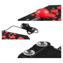Joystick de juego 4 en 1 210 x 160 x 150 mm cable USB de 3 m función TURBO Soporte para Switch PS3 PC Android TV Botones grandes Ventosa estable Plug 2