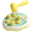 Jucărie educativă de lovit pentru copii 16 x 18 x 6 cm Rață Jucărie interactivă cu ciocan pentru dezvoltarea motricității și coordonării Cadou distractiv pentru copii 3