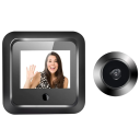 Judas numérique avec caméra 2,4" écran LCD caméra grand angle 120° 300000 px miroir de porte électronique pour vérifier les visiteurs 1
