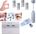 Juego completo de laminado de pestañas 10–18 min Lash Lift set cremas pegamento 5 pares de almohadillas de silicona S–L, cepillos Y cuidado 7
