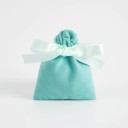 Juego de 10 bolsas de terciopelo turquesa de 7×9 cm con cinta, bolsas de tela para regalos, joyas y pequeños objetos 1