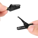 Juego de 10 clips de fijación para lonas de 33 x 10 x 13 mm con orificio para cuerda. Abrazaderas de plástico para exteriores para tiendas de campaña 2