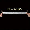 Juego de 10 fundas elásticas transparentes de plástico de 67 cm Protectores contra el polvo para electrodomésticos, ventiladores y dispositivos 3