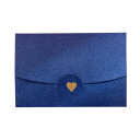 Juego de 10 sobres de colores con corazón 10,5 × 7 cm sobres de papel para cartas, deseos y pequeños regalos 3