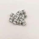 Juego de 100 anillas brillantes de colores de 8 mm para patas de aves. Pinzas de identificación de plástico y aluminio de alta calidad 2