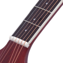 Juego de 12 clavijas para puente de guitarra acústica con extractor de clavijas y cejuela, accesorios para guitarra, cuerdas de repuesto 7