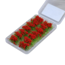 Juego de 14 ramitas de flores de hierba arbustos en miniatura Decoración para dioramas y paisajes en miniatura 2