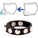 Juego de 2 collares a presión ajustables para erección, fácilmente ajustables, ayudan a prolongar la resistencia e intensificar las experiencias íntimas. Embalaje discreto. 3