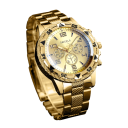 Juego de 2 relojes de cuarzo para hombre con correa de acero Esfera de 45 mm Medición precisa Diseño moderno Duradero para el uso diario 5