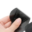 Juego de 2 unidades Cinta de peluquería de velcro para el cabello 11,4 × 5 cm Soporte de nylon para mechones Herramienta para cortar, peinar 2