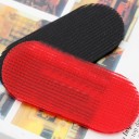 Juego de 2 unidades Cinta de peluquería de velcro para el cabello 11,4 × 5 cm Soporte de nylon para mechones Herramienta para cortar, peinar 3