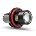 Juego de 2 unidades de bombillas LED de niebla 9006 HB4 20 000 lm 6000 K Luz blanca fría Lente proyectora 2