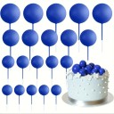 Juego de 20 bolas de espuma para decorar tartas, bolas de colores, para cumpleaños y celebraciones, divertidas decoraciones para dulces. 4