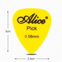 Juego de 24 púas de plástico para bajo, ukelele, guitarra acústica y eléctrica Púas multicolor Accesorios musicales 3