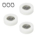 Juego de 3 engranajes planetarios de 36 dientes para bicicleta con motor en el buje 38x8x12mm, rodamiento de nylon, accesorio para bicicletas 1