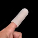 Juego de 3 fundas de silicona blancas para el pene en tallas S, M y L, incluida 1 con punta, embalaje discreto. 9