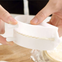 Juego de 3 moldes de plástico plegables para empanadillas de 7 cm, 8 cm y 10 cm. Herramienta para preparar raviolis, pastas caseras, empanadillas 4