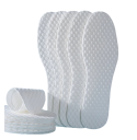 Juego de 3 pares de plantillas para zapatos Color blanco Acolchado suave Absorción de impactos Comodidad transpirable Forma ergonómica Adecuado para uso diario 2
