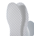 Juego de 3 pares de plantillas para zapatos Color blanco Acolchado suave Absorción de impactos Comodidad transpirable Forma ergonómica Adecuado para uso diario 4