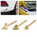 Juego de 3 puntas de latón para reparación de plástico Accesorios triangulares para calentar y sellar superficies Diseñado para soldadores de plástico 3