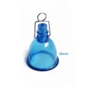 Juego de 3 ventosas azules para fundas elásticas en tallas S, M y L, embalaje discreto. 3