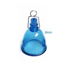 Juego de 3 ventosas azules para fundas elásticas en tallas S, M y L, embalaje discreto. 4