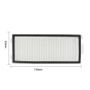 Juego de 30 piezas de accesorios para aspiradora robótica filtro HEPA paños de mopa cepillos laterales bolsas de polvo accesorios de silicona para mantenimiento 2