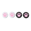Juego de 4 fundas de silicona de colores con motivos de pata para mandos de PS5, PS4 y Xbox One XS. 9