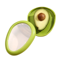 Juego de 4 recipientes de silicona para alimentos, a prueba de fugas, portátiles, apilables, reutilizables para frutas y verduras. 2