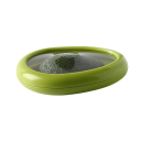 Juego de 4 recipientes de silicona para alimentos, a prueba de fugas, portátiles, apilables, reutilizables para frutas y verduras. 12