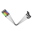 Juego de 4 unidades de indicadores de picada colgantes para el señalizador de carpfishing Plástico ligero Diseño colorido para la pesca de carpas 3
