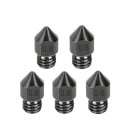 Juego de 5 piezas de boquillas de acero templado de 0,8 mm M6 para filamento de 1,75 mm Impresión rápida de grandes piezas Boquillas de repuesto 1