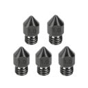 Juego de 5 piezas de boquillas de acero templado de 1,0 mm M6 para filamento de 1,75 mm Impresión 3D extra rápida de grandes objetos Boquillas 1