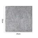 Juego de 5 toallas 25 x 25 cm Grises altamente absorbentes de fibras textiles de bambú para baño y cocina 5