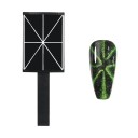 Juego de 6 imanes para uñas 3 x 2 x 0,6 cm Imanes con diferentes patrones Efecto ojo de gato Imán para esmalte de gel Diseño 3D Herramienta 3