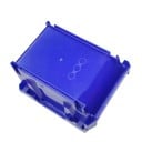 Juego de 6 piezas caja apilable de plástico 13x10x8 cm caja de almacenamiento para tornillos taller juguetes oficina organizador 8