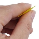 Juego de 6 púas de guitarra Alice Stubby de 3 mm Púas de plástico multicolor resistentes para un golpe fuerte Tono pronunciado Agarre firme Forma ergonómica 5