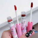 Juego de 6x 2g brillo de labios Hidratante Lip Gloss con estampado de gato Brillos de labios Mini tamaño Cosmética Set de regalo para mujeres y niñas 3