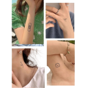 Juego de 77 calcomanías de tatuajes con jugo de hierbas frescas Tatuajes semipermanentes a prueba de agua Diseños desechables y adorables 3