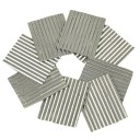 Juego de 8 piezas de chapas onduladas 37 × 45 mm Escala 1:35 Tejado en miniatura para dioramas y modelos 1