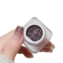 Juego de 8 unidades de geles cromados brillantes para uñas UV LED, esmaltes en gel para nail art curables en lámpara UV y LED 7