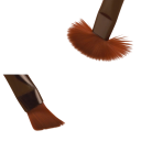 Juego de 9 pinceles acrílicos de 15,5 cm Pinceles para uñas para gel, esmalte y acrílico Kit de manicura para decoración y nail art para uso doméstico y profesional 3