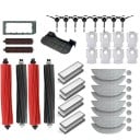 Juego de accesorios para aspiradora robot 48 piezas bolsas de polvo cepillos de goma y cepillos laterales piezas de repuesto para Roborock S8 MaxV 1