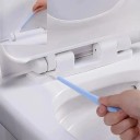Juego de cepillos desechables para limpiar espacios 50 unidades cabezal intercambiable soporte 18 cm cabezal 1,8 × 2,8 cm cepillo para inodoro 5