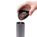 Juego de cerámica de cuenco y cuchara para granos de café Diseño elegante Accesorio decorativo para la cocina Regalo original para amantes 5