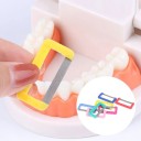 Juego de cintas pulidoras para dientes 3 pcs para limpieza interdental y cuidado del esmalte soporte de plástico color aleatorio para higiene bucal 2