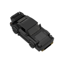 Juego de construcción del coche negro Porsche 930 Turbo Automóvil deportivo de carreras modelo móvil 16 x 7 x 5 cm 2