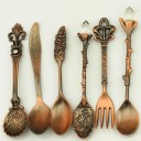 Juego de cubiertos decorativos 6 piezas 3