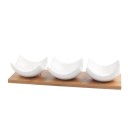 Juego de cuencos de porcelana con bandeja 3 uds. 5